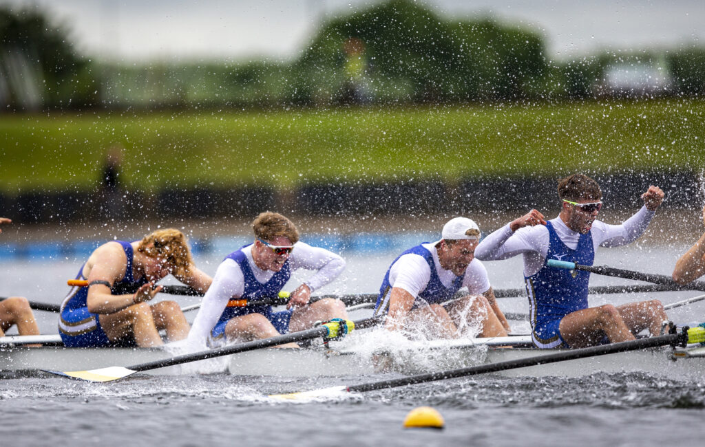 Senior Men's Eight Winning Silver at BUCS 2021