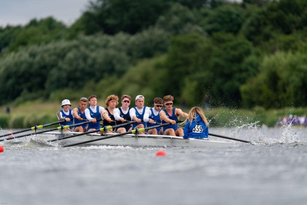 Senior Men's Eight Winning Silver at BUCS 2021