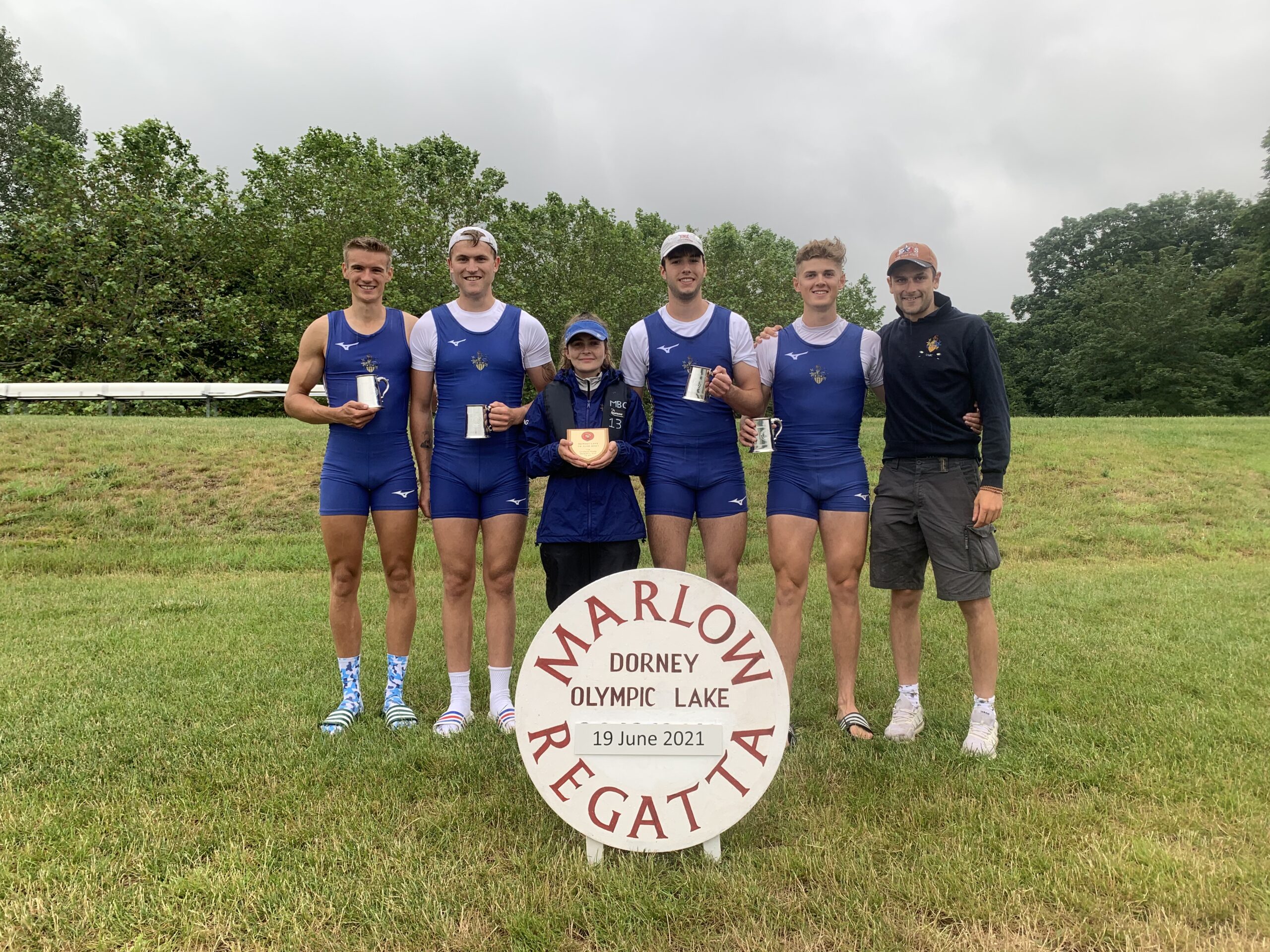 Senior Men's Four Winning MET Regatta